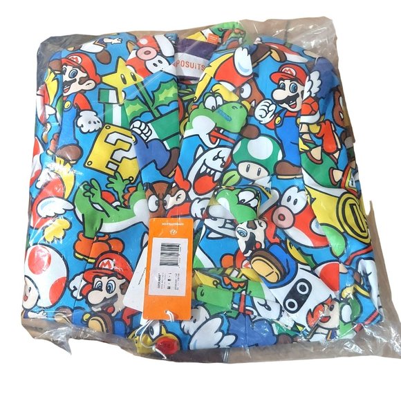 OppoSuits Super Mario Big Boys 3-pc. Suit Set - Picture 6 of 7